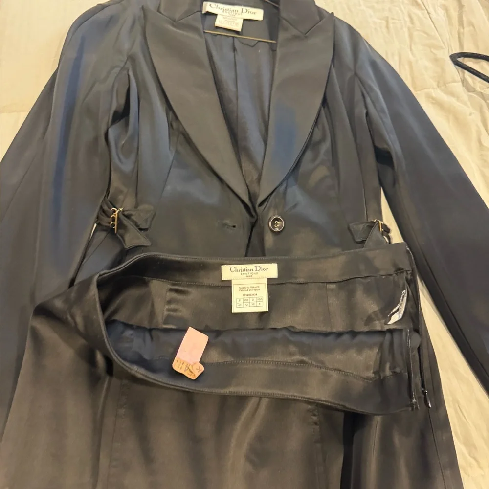 Dior Black Women's Blazer and matching skirt